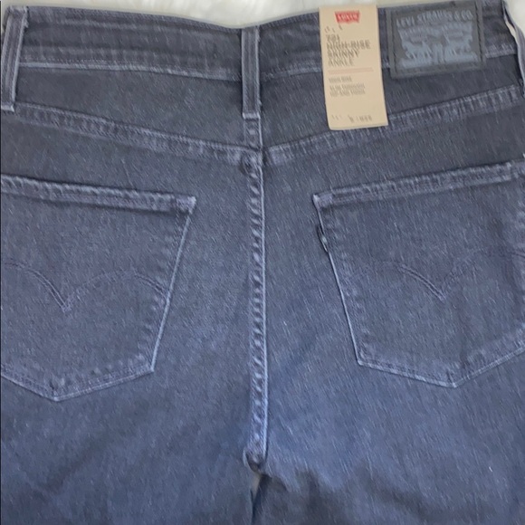 Levi’s 721 High-Rise Skinny Ankle Studs slim 8 /29 - Picture 13 of 14